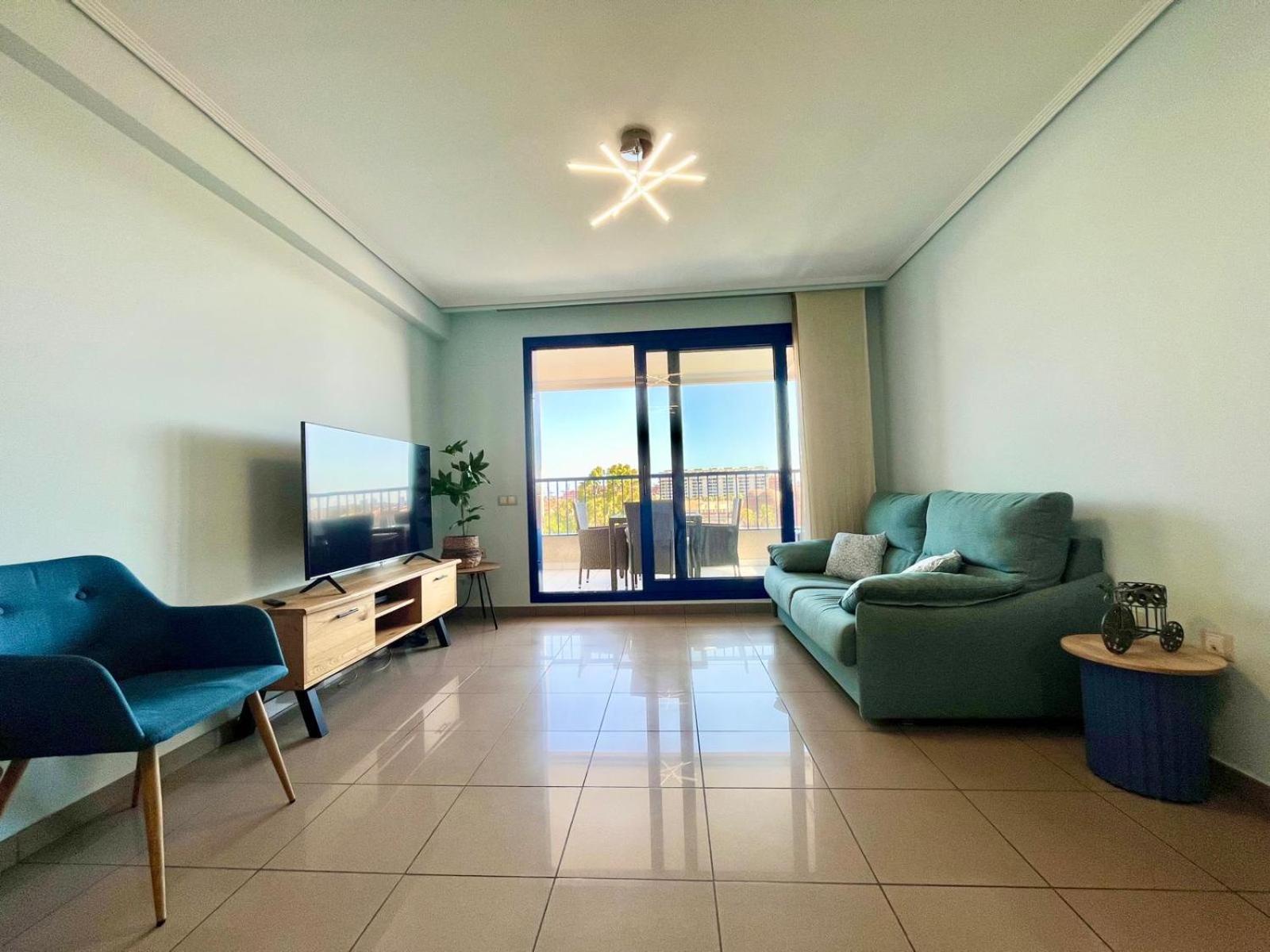 Blue Beach Apartment+Oceanview+Private Parking Valencia Eksteriør bilde